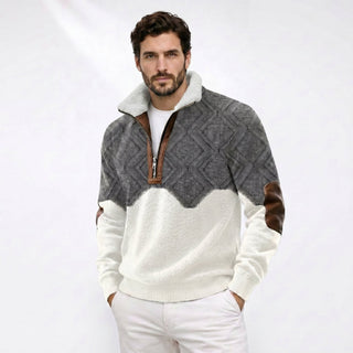 MAXIM™║Jersey con cremallera y cuello forrado