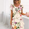 Camila | Elegant flowing dress with ruffles
