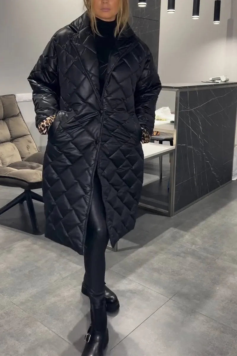 Olivia Sur™ | Elegante Abrigo de Leopardo
