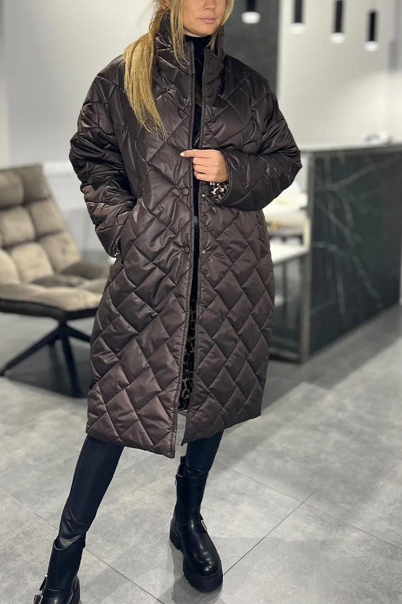 Olivia Sur™ | Elegante Abrigo de Leopardo
