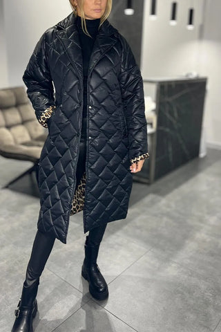Olivia Sur™ | Elegante Abrigo de Leopardo