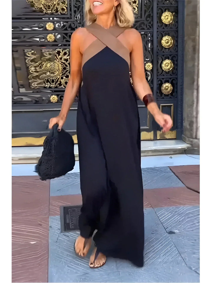 DELFINA | Vestido de Corte Cruzado Elegante