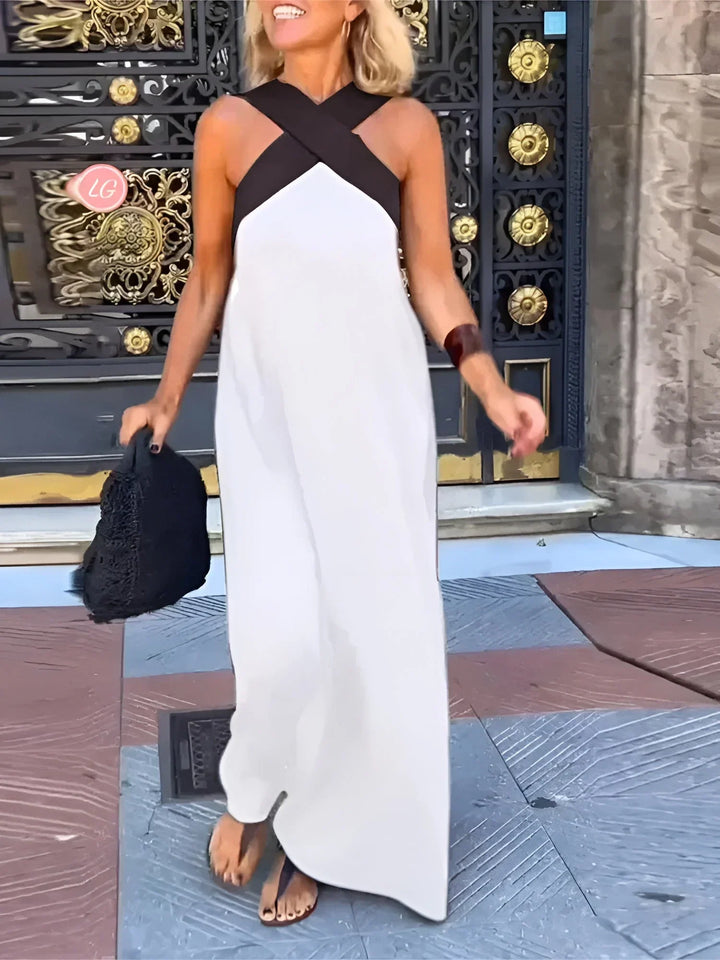 DELFINA | Vestido de Corte Cruzado Elegante