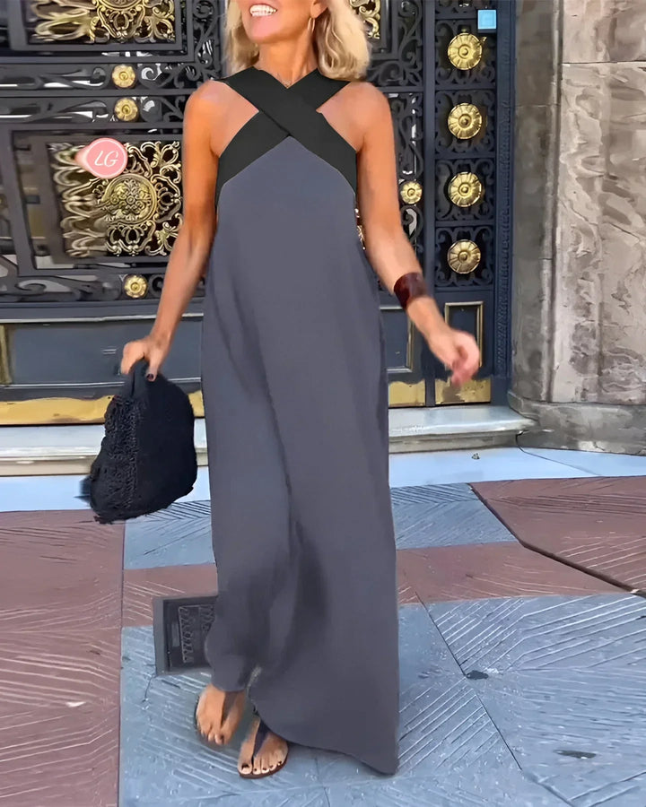 DELFINA | Vestido de Corte Cruzado Elegante