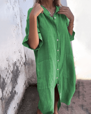 Anna | Vestido camisero vaporoso