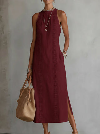 Jimena ™ | Vestido Midi Bordado Relajado