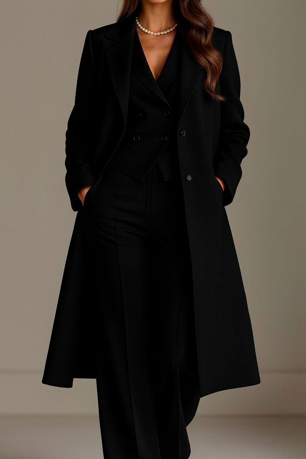 Conjunto Mavi Abrigo + Traje completo