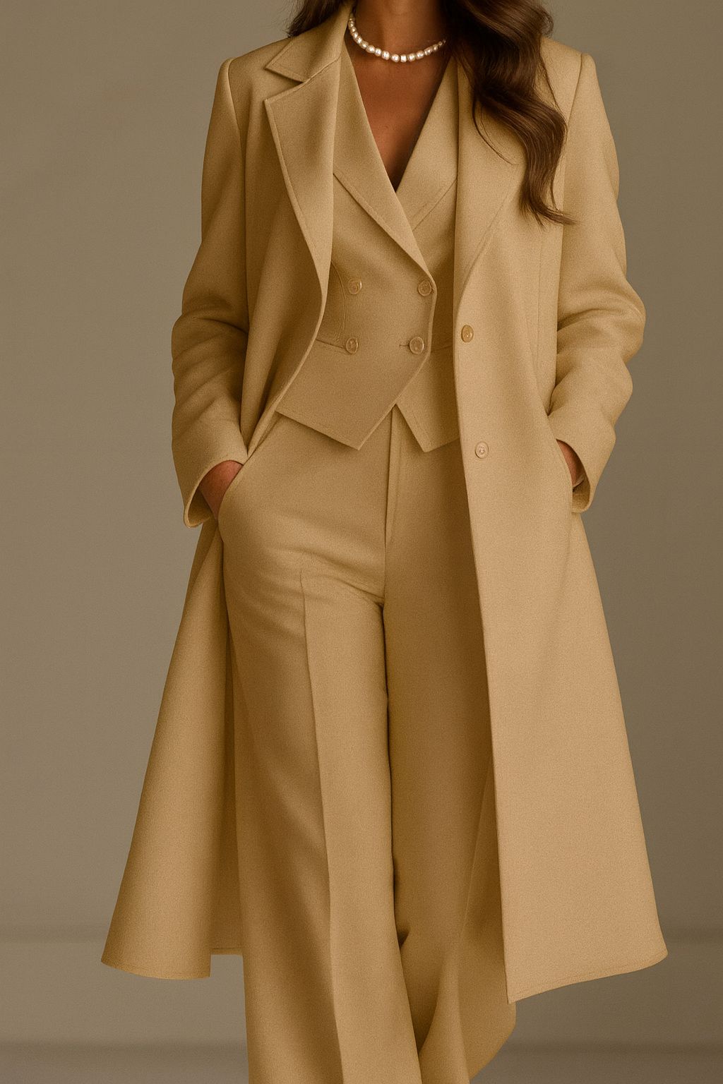 Conjunto Mavi Abrigo + Traje completo