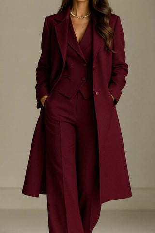 Conjunto Mavi Abrigo + Traje completo