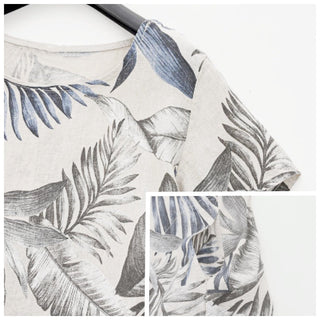 Vestido Elegante con Estampado Botánico