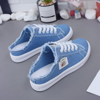 Zapatillas Mule de Denim para Dama