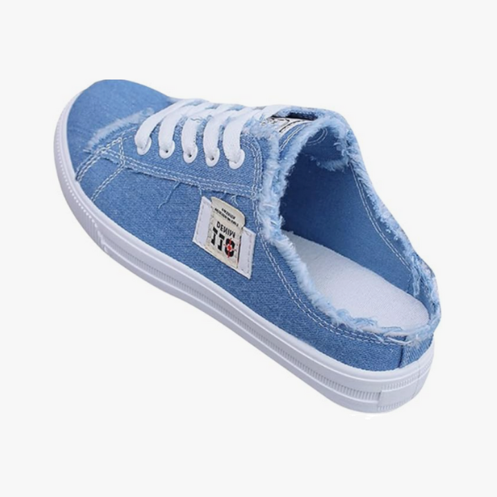 Zapatillas Mule de Denim para Dama
