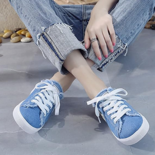 Zapatillas Mule de Denim para Dama