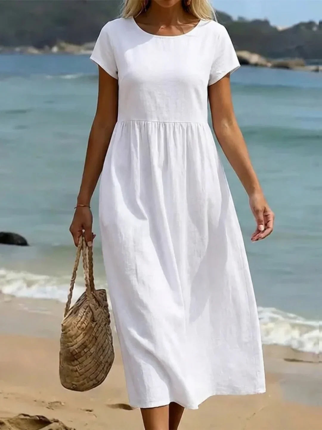 Gabriela™ | Vestido midi fluido de elegancia clásica