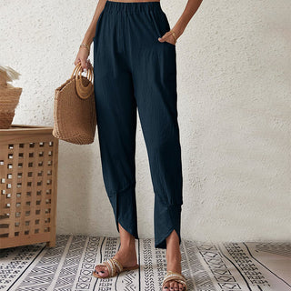 Silvia | Pantalón con Dobladillo Abierto